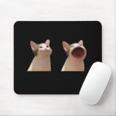 Funny cat meme face' Mouse Pad