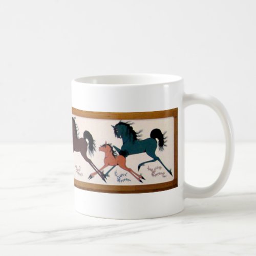 Pop Chalee Horse Mural Coffee Mug