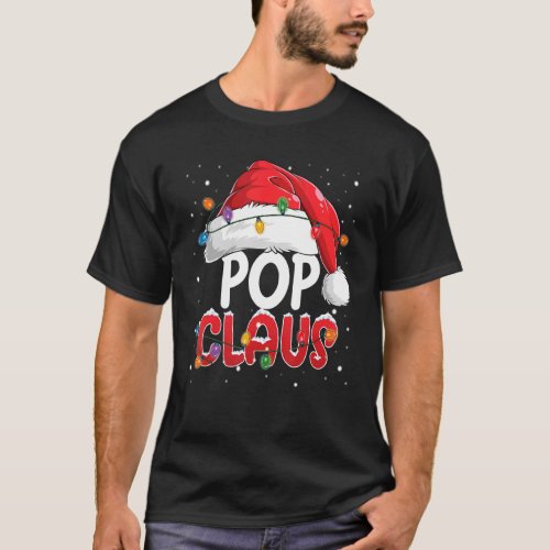 Pop Claus Christmas Costume Family Matching Fun Sa T_Shirt