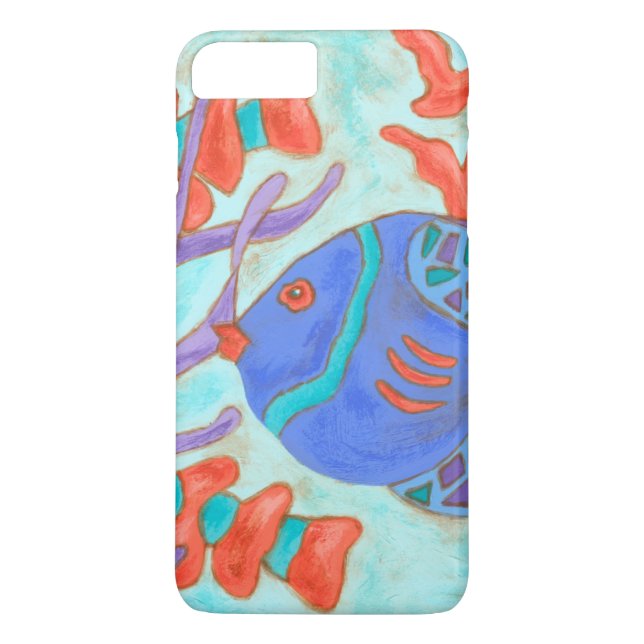 Pop-Colored Fish Case-Mate iPhone Case (Back)