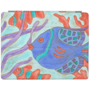 Pop-Colored Fish iPad Smart Cover