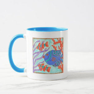 Pop-Colored Fish Mug
