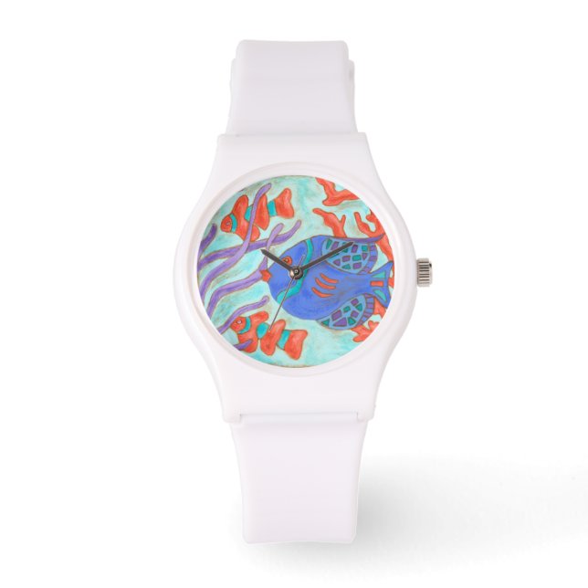 Pop-Colored Fish Watch (Front)