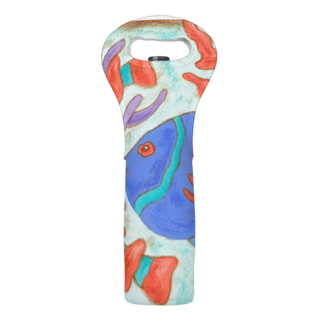 Pop-Colored Fish Wine Bag (Back)