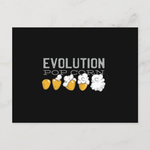 Pop Corn Evolution Postcard