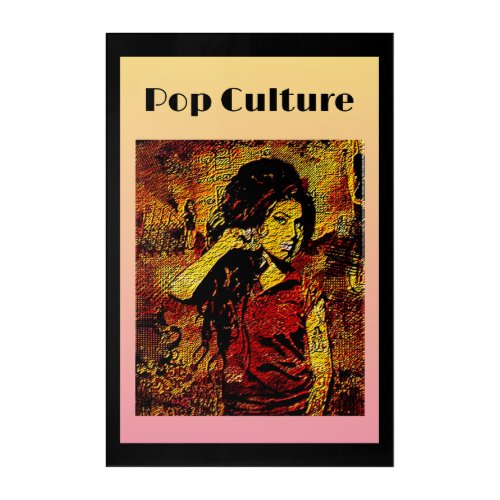Pop Culture Acrylic Print