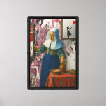 Pop Culture &amp; Classic Art Collage Canvas Print