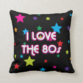 Pop Culture Retro I love the 80s Throw Pillow