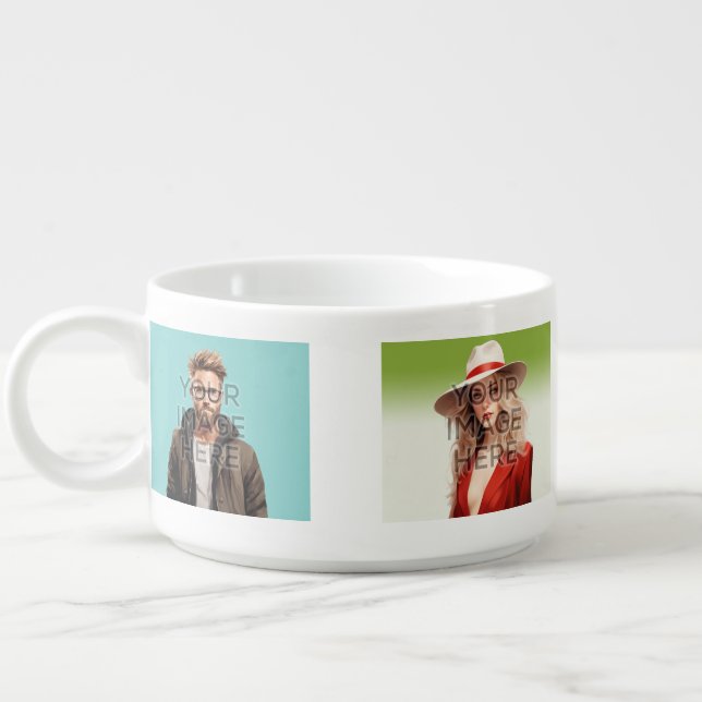 Pop Culture Signable Personalized Custom Soup Bowl (Right)