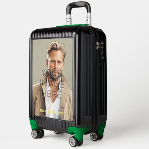 Pop Culture Signable Traveler Photo Custom Luggage