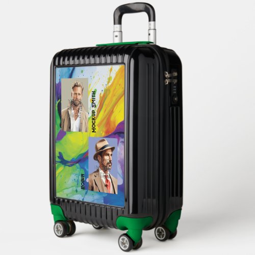 Pop Culture Signable Traveler Photo Custom Luggage