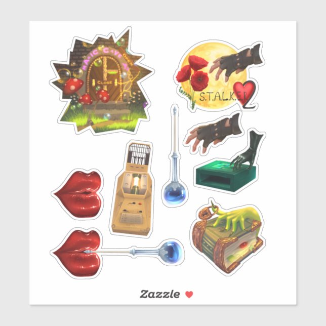 Pop culture stickers with Dune 2 Stalker 2 Magic (Sheet)