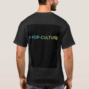 POP-CULTURE T-Shirt - Gradient Typography Back