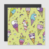 Pop Cute Ice Cream: Animal Pattern (Front/Back)