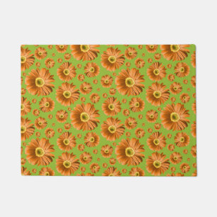 Pop Daisy Orange Doormat