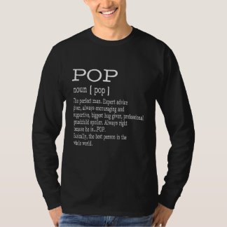 Pop Definition Grandpa Father's Day Gifts - Men T-Shirt