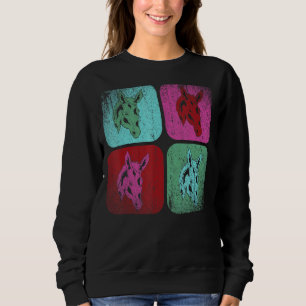 Pop Donkey Farm Animal Farming Farmer Donkey Sweatshirt