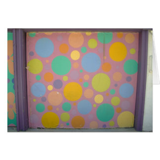 Pop Dot Garage Door Cards
