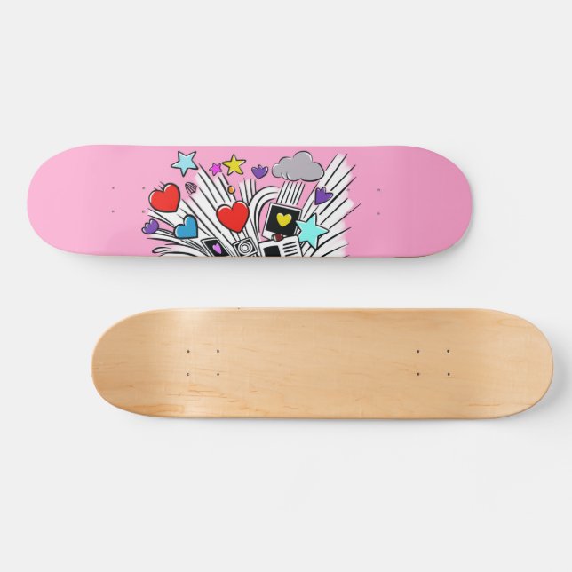 Pop Explosion Skateboard Deck (Horz)