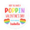 Pop Fidget Valetine's Day Favor Stickers 