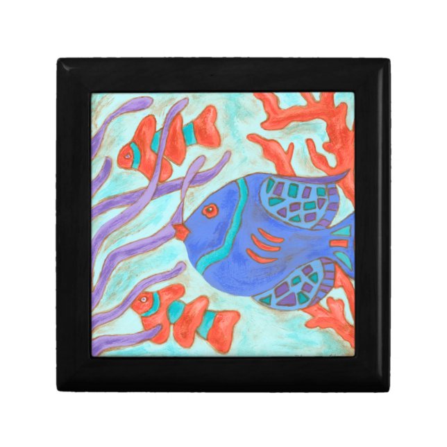 Pop Fish Keepsake Box (Front)