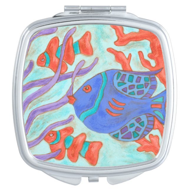 Pop Fish Vanity Mirror (Front)