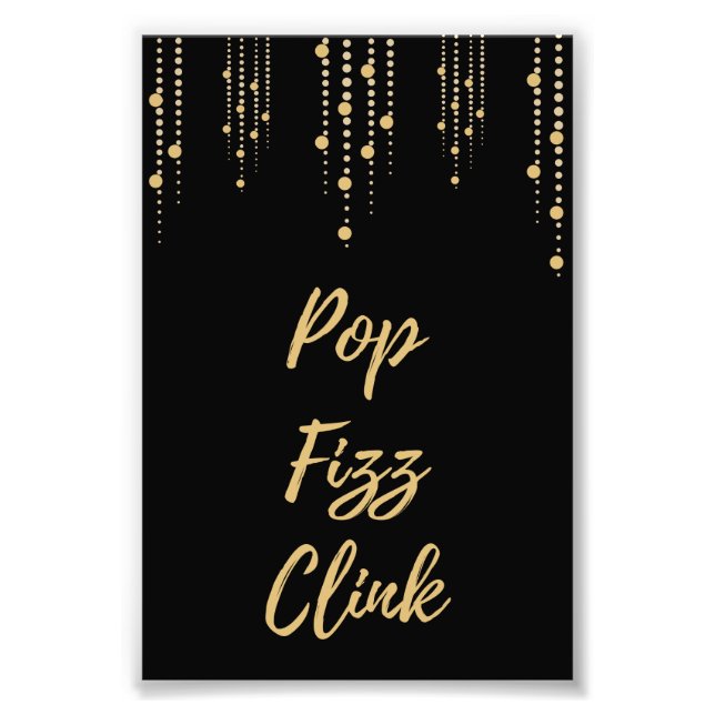 Pop Fizz Clink Art Print (Front)