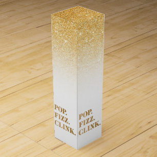 Pop Fizz Clink Champagne or Wine Gift Box