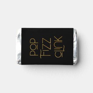 Pop Fizz Clink Elegant Typography Hershey's Miniatures