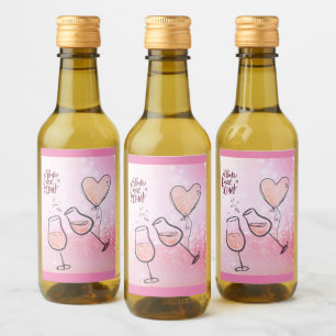 Pop Fizz Clink Wine Glass Sparkling Celebration Label