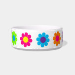 Pop Flower Power Bowl<br><div class="desc">Pop flower power small pet bowl.</div>