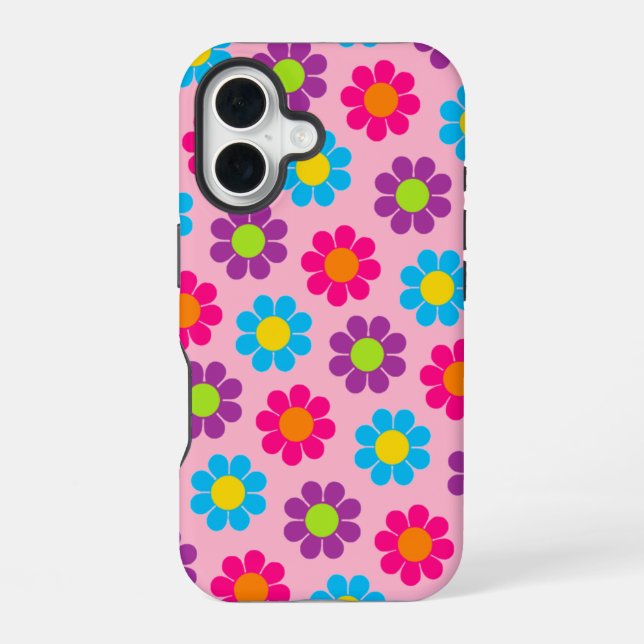 Pop Flower Power Iphone Case (Back)