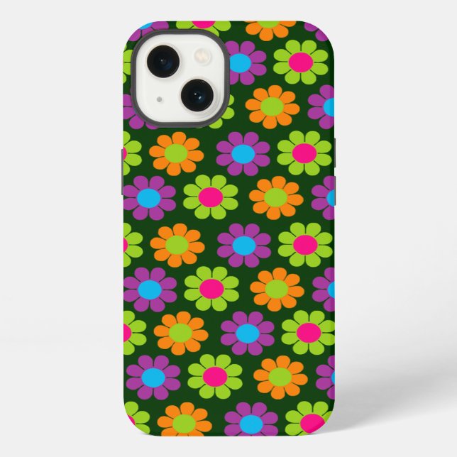 Pop Flower Power Iphone Case (Back)