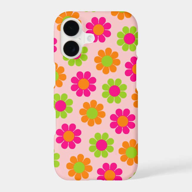 Pop Flower Power Iphone Case (Back)