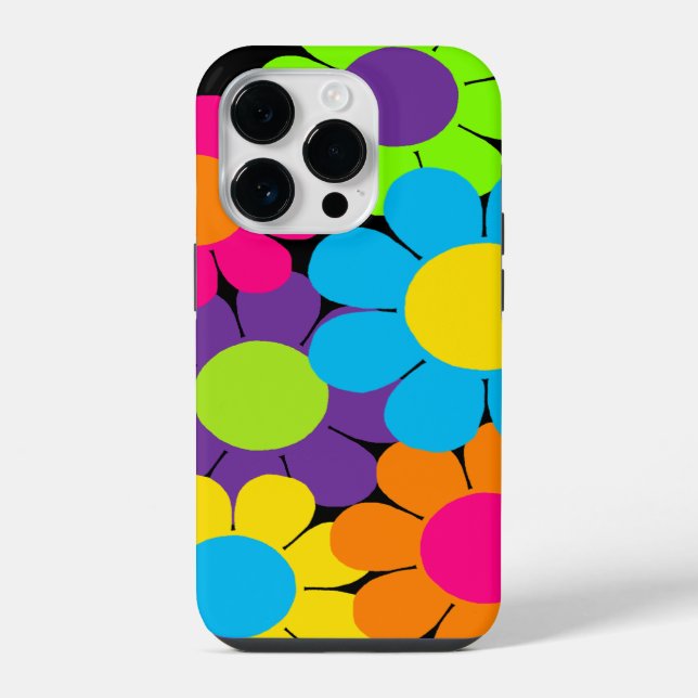 Pop Flower Power Iphone Case (Back)