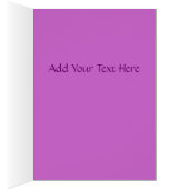 Pop Flowers Card lavender (Inside (Right))