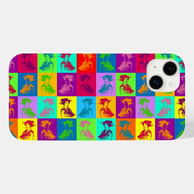 Pop Geisha Case-Mate iPhone Case (Back (Horizontal))