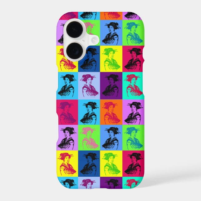 Pop Geisha Squares Samsung Galaxy Case (Back)