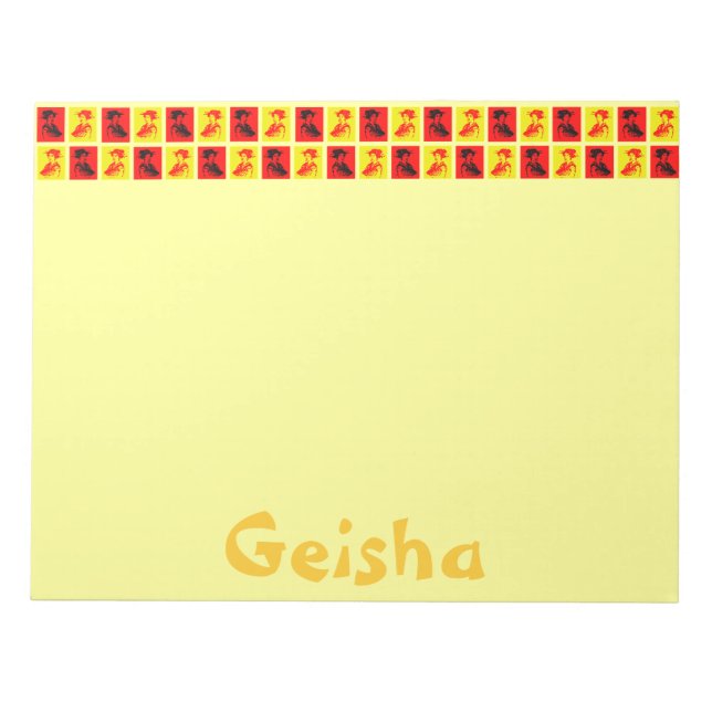 Pop Geishas Notepad (Front)