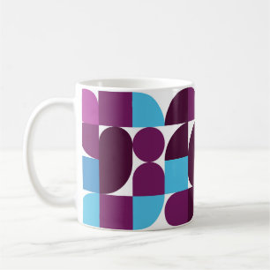 Pop Geometry Retro Mug – Colorful Mid-Century