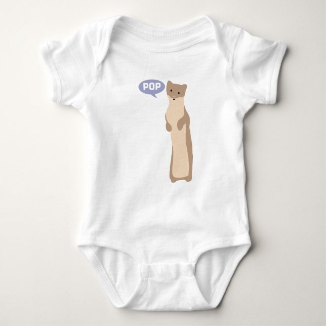 Pop Goes the Weasel Baby Bodysuit (Front)