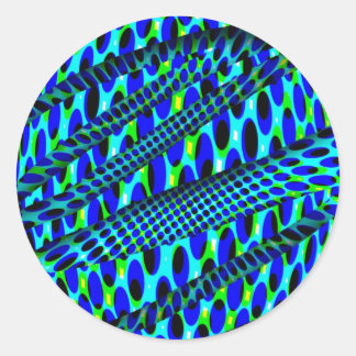 Pop Groovy Classic Round Sticker