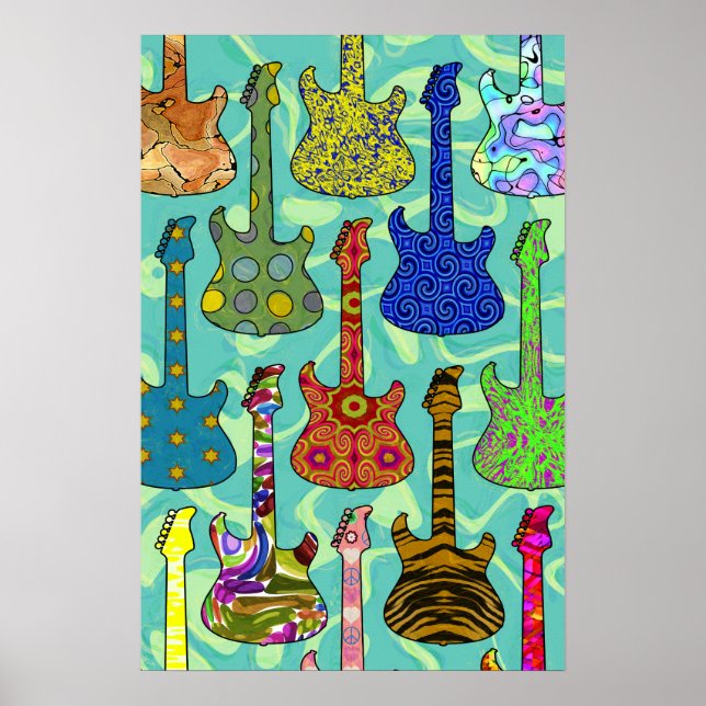 POP GUITARS POSTER (Front)