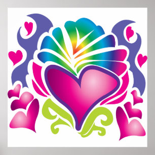 Pop Heart Colassal Poster