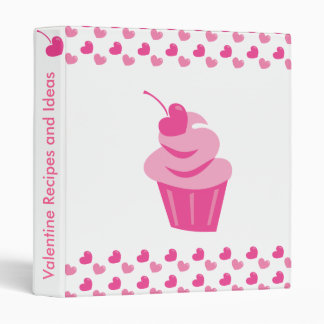 Pop Heart Cupcake Binder