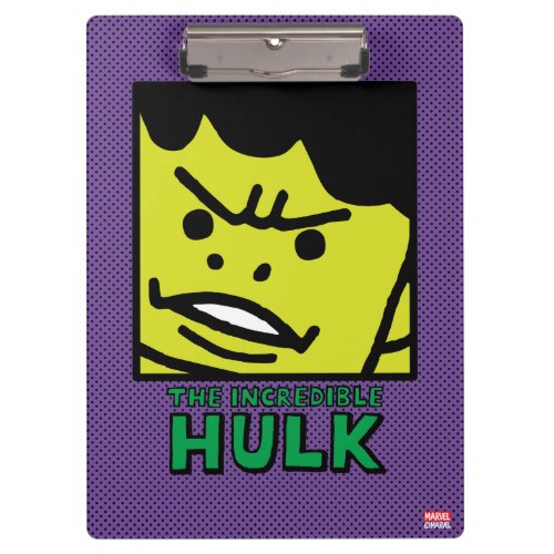 Pop Hulk Block with Logo Clipboard
