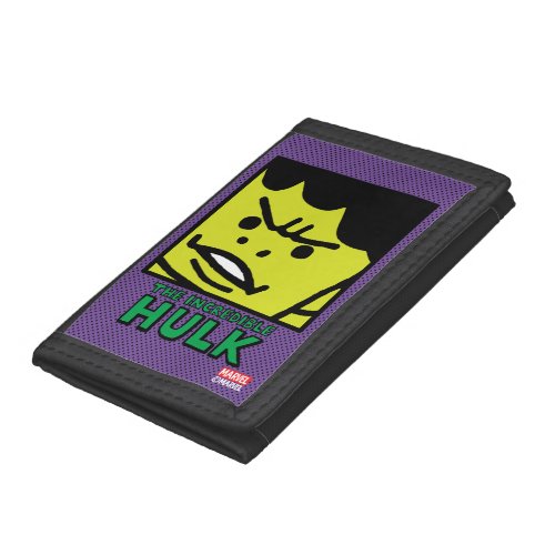Pop Hulk Block with Logo Trifold Wallet