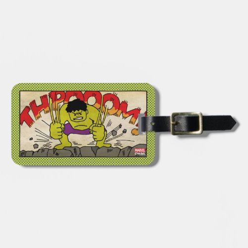 Pop Hulk Comic Strip Luggage Tag