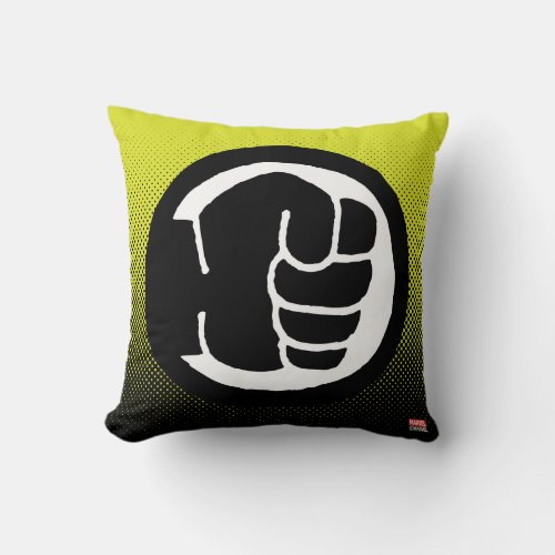 Pop Hulk Icon Throw Pillow