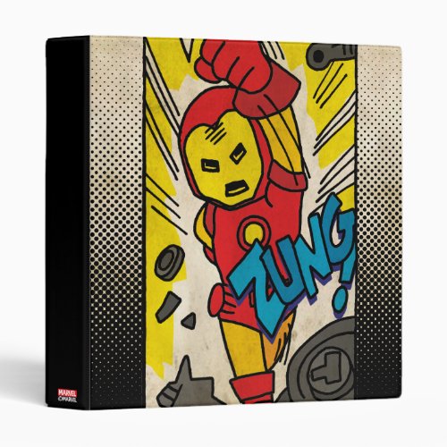 Pop Iron Man Comic Strip Binder